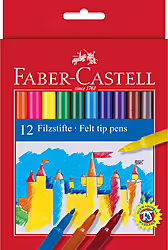 Faber-castell 554212 Rotulador Multicolor 12 Pieza(s) | 8591272000659 | 3,99 euros