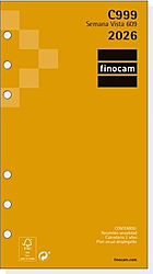 Finocam 201260026 Agenda Agenda Diaria Amarillo | 8422952411352 | 6,99 euros