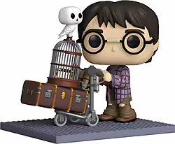 Funko Pop Deluxe Harry Potter Harry Empujando El Carro Con Hedwig | 889698573603 | 0889698573603