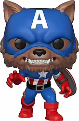 Funko Pop Marvel Capitan America Capwolf Edicion Limitada Exclusi | 889698555067 | 0889698555067