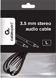 Gembird Ccap-444-1m Cable De Audio 3,5mm Negro | 8716309097727 | 2,99 euros