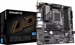 Gigabyte B760m Ds3h Ax (rev. 1.x) Intel B760 Express LGA 1700 mic | 9MB76M3X5-00-12 | 4719331851767