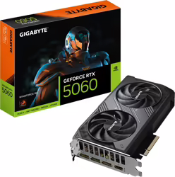 Gigabyte Geforce Rtx 5060 Windforce 8g Tarjeta Gráfica - 8 | GV-N5060WF2-8GD | 4719331356378