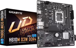 Gigabyte H610m D3w Ddr4 Placa Base - Compatible Con Procesadores  | 9MH61M3W4-00-G10 | 4719331865245