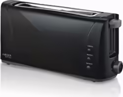 Haeger Dark Sun 6 2 Rebanada(s) 1000 W Negro | TO-100.007A | 5608475012068 | 20,99 euros