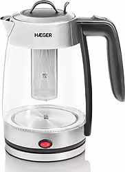 Haeger Ek-22f.020a Tetera Eléctrica 1,8 L 2200 W Gris, Tra | 5608475014673 | 22,49 euros