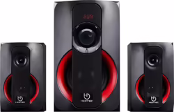 Hiditec H400 Dark Edition Altavoces Bluetooth 2.1 Rojos | SPK010000 | 8436545690703 | Hay 5 unidades en almacén