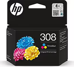 Hp 308 Cartucho De Tinta Original Tricolor | 7FP20UE | 0196786390371 | 17,99 euros