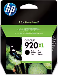 Hp 920xl Cartucho De Tinta Original Alto Rendimiento Xl Negro | CD975AE#BGY | 0884962546147