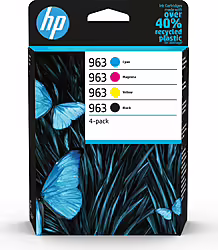 Hp 963 Cartucho 4 Pieza(s) Original Negro, Cian, Magenta, Amarill | 6ZC70AE | 0195122352219