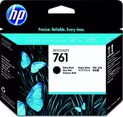 Hp Cabezal De Impresión Designjet 761 Negro Mate Negro Mat | CH648A | 0885631448236