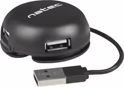 Hub Natec Bumblebee Usb 2.0 4puertos 480 Mbit S Negro Nhu-1330 | 5901969417036 | 5,99 euros