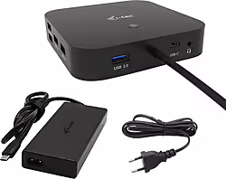 I-tec Usb-c Hdmi Dual Dp Docking Station With Power Delivery 100  | C31TRI4KDPDPRO100