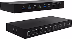 I-tec Usb-c Kvm Dock Pro For Three Hosts, Dual Video, With 2x Pow | C31KVMDOCKPDPRO | 8595611707049