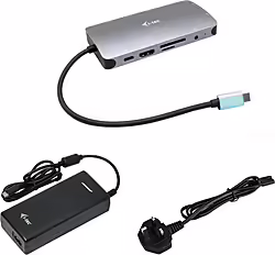 I-tec Usb-c Metal Nano Dock Hdmi Vga With Lan + Charger 112w | C31NANOVGA112W | 8595611705441