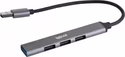 Iggual Hub Usb 3 Puertos Usb 2.0 + 1 Usb 3.0 Thin | IGG318454 | 8435364318454 | 3,92 euros