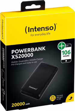 Intenso Xs20000 Baterͭa Externa Polͭmero De Litio 20000 Mah Neg | 7313550 | 4034303029563