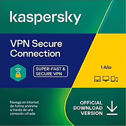 Kaspersky VPN Secure Connection/ 3 Dispositivos/ 1 Año | KL1987S5CFS-Mini-ES