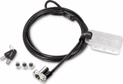 Kensington K62319M cable antirrobo Negro, Plata 1,8 m | Hay 25 unidades en almacén
