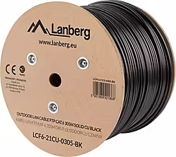 Lanberg Lcf6-21cu-0305-bk Cable De Red Negro 305 M Cat6 F Utp (FT | 5901969421866 | 177,49 euros