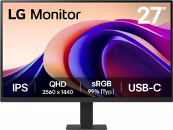 Lg 27```` Qhd Monitor Pantalla Para Pc 68,6 Cm (27``) 2560 x 1440 | 27U631A-B | 8806096358559 | 155,77 euros