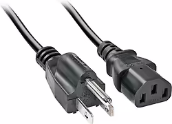 Lindy 30338 Cable De Transmisión Negro 2 M C13 Acoplador | LINDY30338 | 4002888303385