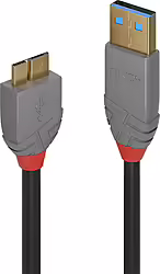 Lindy 36765 Cable Usb 0,5 M Usb 3.2 Gen 1 (3.1 Gen 1) USB A Micro | LINDY36765 | 4002888367653