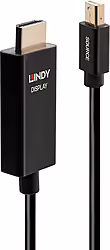 Lindy 40922 Adaptador De Cable De Ví­deo 2 M Mini Display | LINDY40922 | 4002888409223