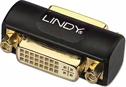 Lindy 41233 Cambiador De Género Para Cable Dvi Negro | LINDY41233 | 4002888412339