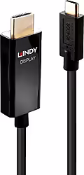 Lindy 43293 Adaptador De Cable De Ví­deo 3 M Usb Tipo C H | LINDY43293 | 4002888432931