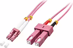Lindy 46362 Cable De Fibra Optica 3 M Lc Sc Om4 Rosa | LINDY46362 | 4002888463621 | 17,99 euros