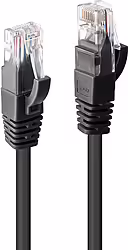 Lindy 48077 Cable De Red Negro 1 M Cat6 U Utp (UTP) | LINDY48077 | 4002888480772 | 6,49 euros