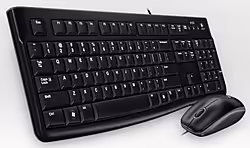 Logitech Desktop Mk120 Teclado Usb Qwertz Alemán Negro | 920-002540 | 5099206020481