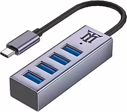 Maillon Technologique Premium Mthub4 Hub De Interfaz Usb 3.2 Gen  | 8435555100387 | 8,99 euros