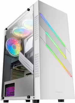 Mars Gaming Mc-u3 Blanco Caja Pc Gaming Atx Xl Frontal Triple Arg | MCU3W | 8435693101925