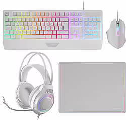 Mars Gaming Mcp124pro, Combo Gaming 4en1, Teclado Rgb H-mech Con  | MCP124PROWES | 8435693108443