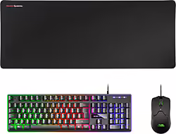Mars Gaming Mcpxbpt Combo Teclado Gaming + Raton Optico + Alfombr | 4710562759013 | 29,99 euros