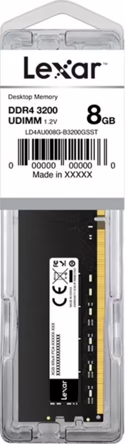 Memoria Lexar Dimm Ddr4 8gb 3200mhz Cl22 | LD4AU008G-B3200GSST | 0843367123797 | 20,33 euros