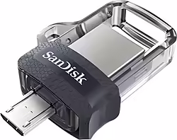 Memoria Micro Usb + Usb 3.0 Sandisk Ultra Dual Drive M3.0 64gb Gr | SDDD3-064G-G46 | 0619659149642