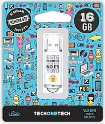 Memoria Usb 2.0 Tech One Tech 16gb Noestuyo Tec4007-16 | 8436546592068 | 4,99 euros