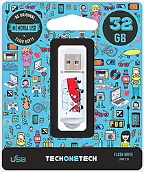 Memoria Usb 2.0 Tech One Tech 32gb Camper Van-van Tec4004-32 | 8436546592136 | 5,07 euros