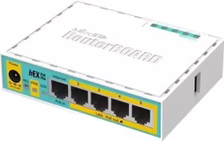 Mikrotik Hex Poe Lite Router Ethernet Rápido Blanco | MTAD-5G-30D3-PA | 4752224000385