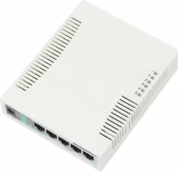 Mikrotik RB260GS Gigabit Ethernet (10/100/1000) Energͭa sob | CSS106-5G-1S | 4752224002310 | Hay 1 unidades en almacén