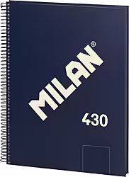 Milan 57141e80b Cuaderno Y Block A4 80 Hojas Azul | 8411574110248