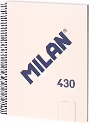 Milan 57141e80bg Cuaderno Y Block A4 80 Hojas Beige | 8411574110262