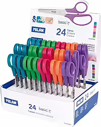 Milan Caja Expositora 24 Tijeras Basic | 8411574800668 | 19,99 euros