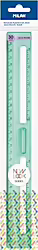 Milan Regla 30 Cm Transparente Serie New Look, Verde | 353801NL | 8411574100775 | 2,95 euros