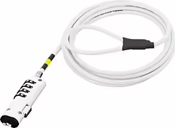 Mobilis 001330 Cable Antirrobo Blanco 1,8 M | 3700992523811 | 32,99 euros