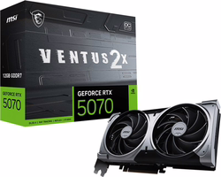 Msi Geforce Rtx 5070 12g Ventus 2x Oc Nvidia 12 Gb Gddr7 | 912-V532-003 | 4711377308229