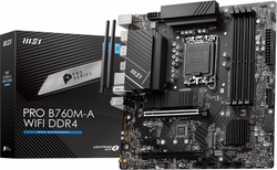 Msi Pro B760m-a Wifi Ddr4 Placa Base Intel B760 Lga 1700 Micro At | 4711377026383 | 133,97 euros